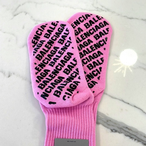 Balenciaga logo knit socks - Picture 2 of 5